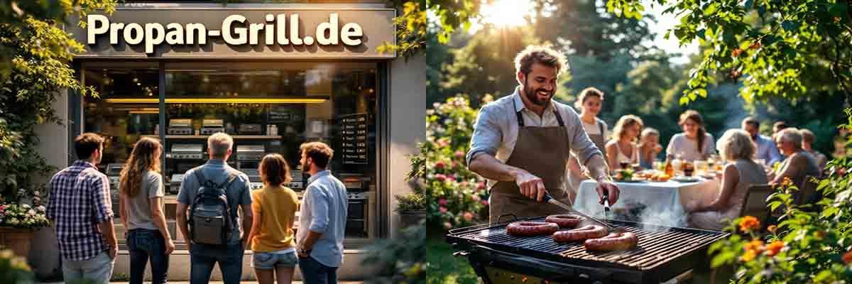Das Banner zu unserem Propan Grill
